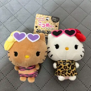 새상품 일광화상 키티 갸루키티 니코 키링 토코나츠 헬로키티