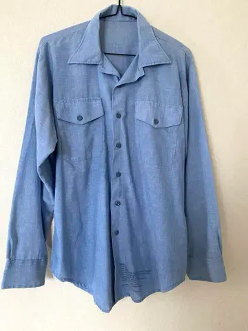 U.S.NAVY 샴브레이 셔츠