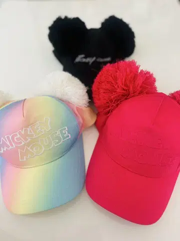 disney 귀도리 모자 세트