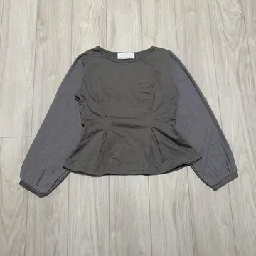 FLAGA BASICA 블라우스 티셔츠 차콜 그레이 M