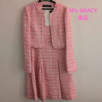 M's GRACY 핑크 트위드 셋업
