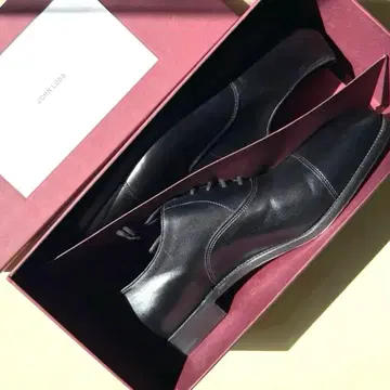 JOHN LOBB 존 롭 스트레이트 팁 사이즈 9E 블랙 가죽 신발