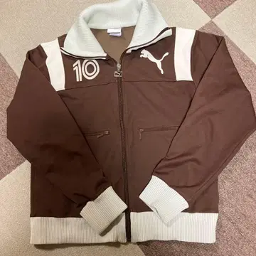 PUMA 브라운 집업 자켓 S 사이즈
