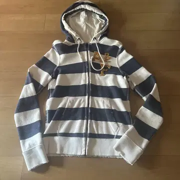 A&F 스트라이프 후드 부착 후드티