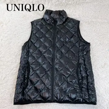 UNIQLO 라이트 다운 베스트 퀼팅 블랙 남성용 M