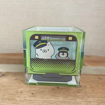 네코펜 히요리 야마노테선 아크릴 소품함 펜꽂이