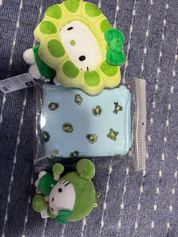 한정판 세트 할인 헬로키티 모키티 오사카 간사이 만박 봉제 인형 타월