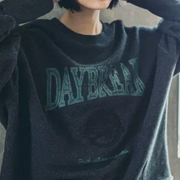 MODE NORM CORE 양 어깨 소매 맨투맨 풀오버 nikoand