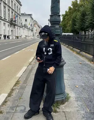 GAP 슈퍼 배기 데님 블랙