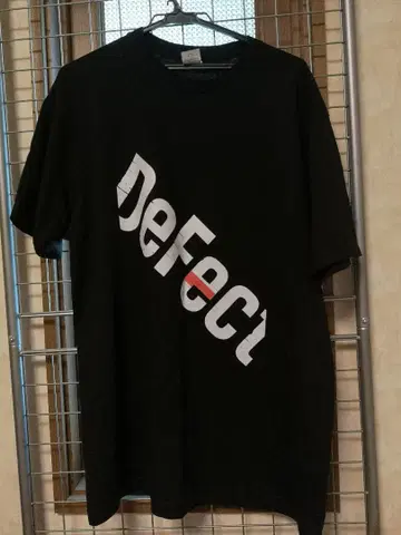 Defect 로고 T셔츠 블랙