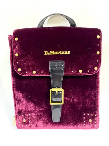 새상품 Dr.Martens 백팩 버건디 비로드