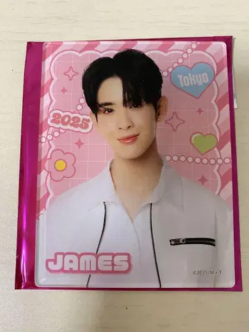 dmd 일본 한정판 굿즈 JAMES 아크릴 카드