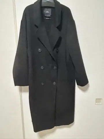 ZARA 자라 핸드메이드 일체형 코트 블랙