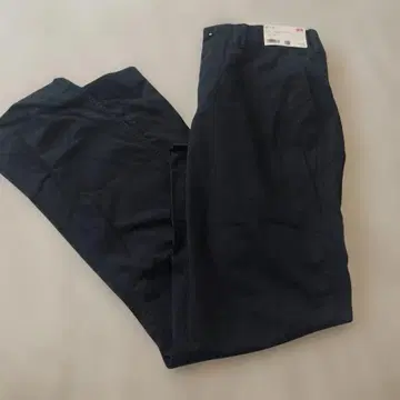 미사용 택 포함 UNIQLO 빈티지 레귤러 핏 치노 w82cm 네이비