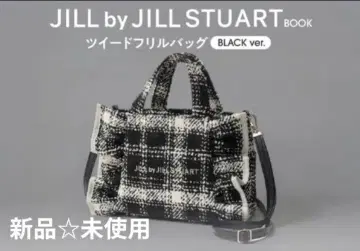 미사용 새상품 JILLbyJILL STUART 트위드 프릴 백 블랙