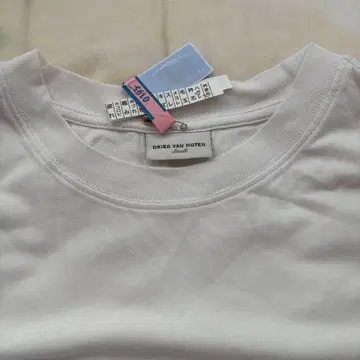DRIES VAN NOTEN 화이트 T셔츠