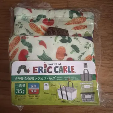 ERIC CARLE 채소 패턴 에코백 35L