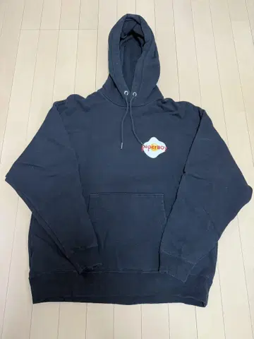 BEAMS x paperboy 후드 부착 후드티 블랙 M 사이즈