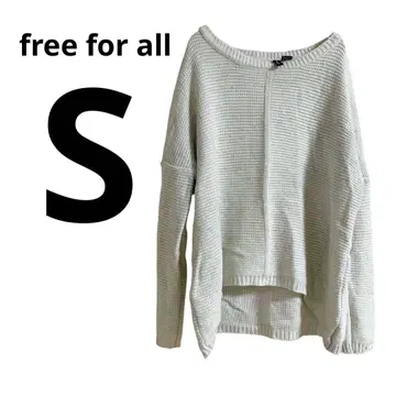 단 하나뿐인 free for all [ S ] 화이트 오프숄더 스웨터