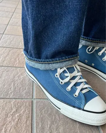 SUEDE ALL STAR US HI 올스타 스웨이드 네이비