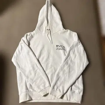 RVCA 화이트 후드티