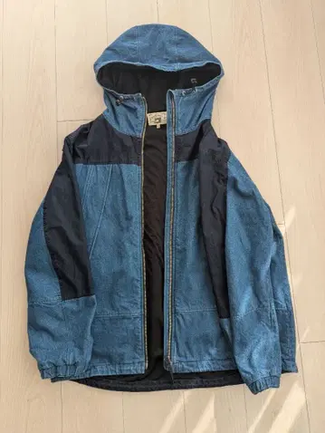 DUFFER INDIGO 마운틴 후드티 M 데님 블루