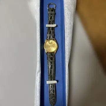 Disney 미키마우스 손목시계 골드/블랙