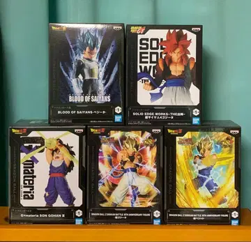 [ 미개봉 ] 드래곤볼 피규어 5종 세트