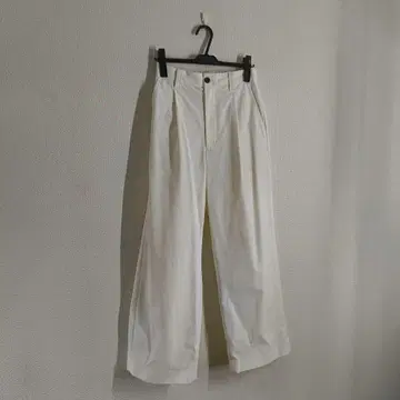 MAISON SPECIAL 코튼 와이드 팬츠