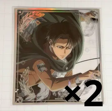 진격의 거인 리바이 오로라 금박 클리어 색지