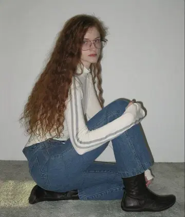 PARTIMENTO WOMEN 로고 하이넥 롱 슬리브 상의