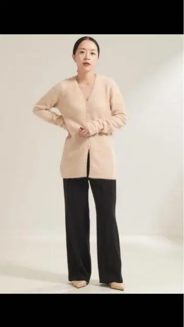 플라주 Light Fur Midi 가디건