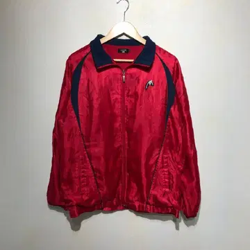 HEAD 나일론 자켓 빨간색 네이비