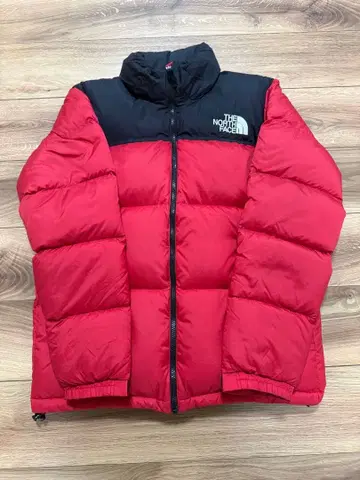 THE NORTH FACE 다운 자켓 L 사이즈 빨검 눕시