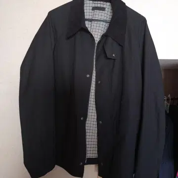 블랙 코듀로이 옷깃 자켓 가격 인하