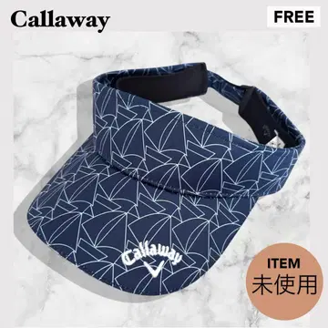 [ 택 포함/새상품급 ] Callaway 골프 선바이저 네이비