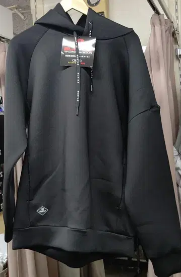 BURTLE 에어 테크 후디 XXL 블랙