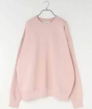 yuw UNISEX SWEAT 맨투맨 풀오버 핑크