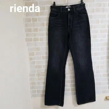 rienda Shapely Make J/W DENIM PT 스트레이트