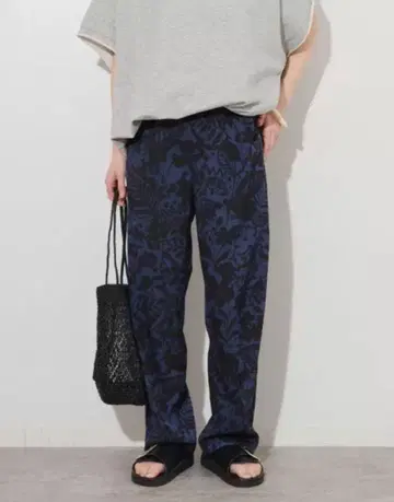 JOURNAL STANDARD relume 보타니컬 프린트 팬츠