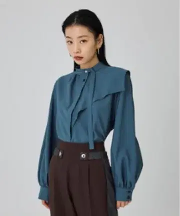 [ united tokyo ] 크라운 요크 블라우스 유나이티드 도쿄