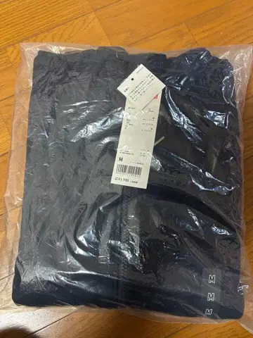 UNIQLO 보아 맨투맨 풀 집업 후드티 M 네이비