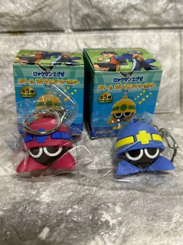 록맨 에그제 멧톨 러버 마스코트 키링 2 3 캡콤