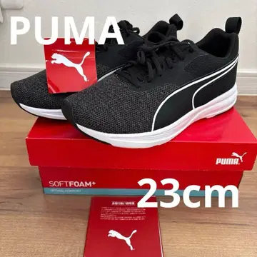 [ 새상품 ] PUMA SOFTFORM+ 블랙 스니커즈 23cm