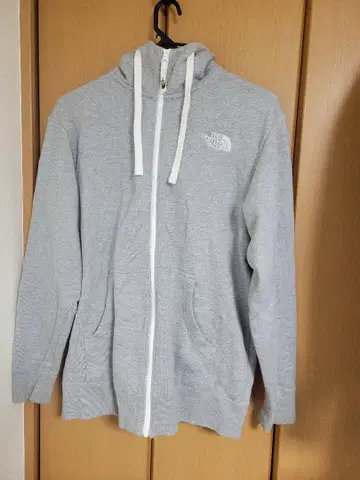 THE NORTH FACE 그레이 풀 집업 후드티 L