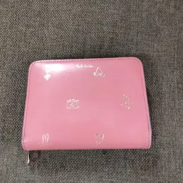 Paul Smith 믹스 두들 접이식 지갑 핑크