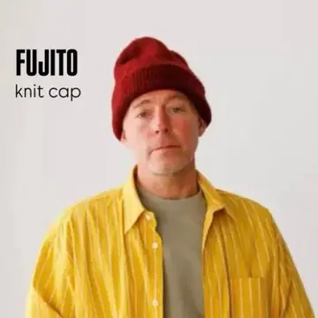 FUJITO Knit Cap / one size / Wine Red