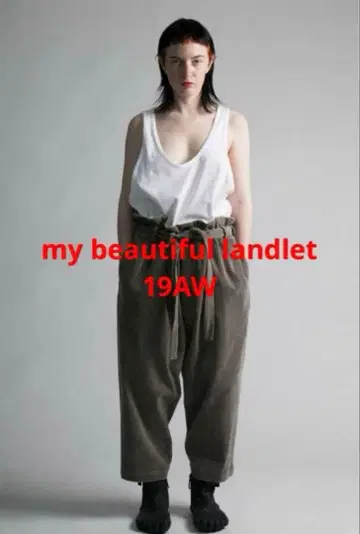 [ 19AW my beautifulj landlet 코듀로이 팬츠 ]
