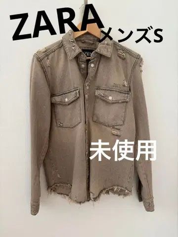 ZARA 오버다이 데님 셔츠 자켓