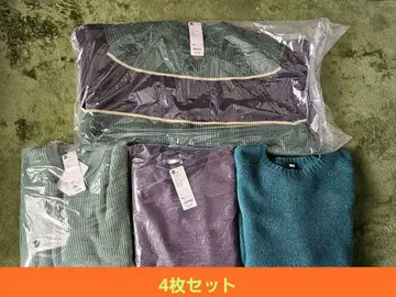 유니클로 GU 크루넥 스웨터 4장 세트 3XL 4XL
